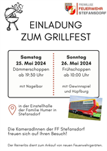 FF Stefansdorf- Einladung zum Grillfest